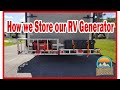 Predator 3500 RV Generator | Generator storage on RV