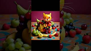 Cute fruit art animals #trends #shorts