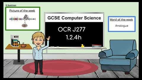 J277 1.2.4h Sound(OCR GCSE Computer Science)
