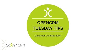 #TuesdayTip - Calendar Configuration