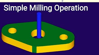 ⚙️ Circle Milling by Drilling Operation in Mastercam X5 | CNC Programming Tutorial 🔵💻