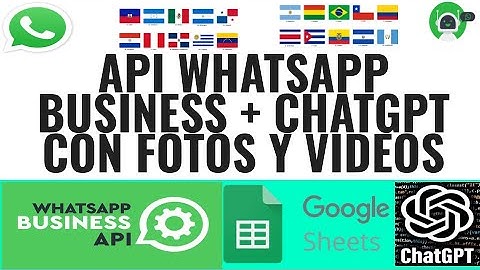 Crear BOT API Whatsapp Business y Chatgpt con fotos y videos