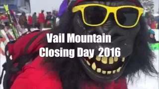 Closing Day antics at Vail 2016