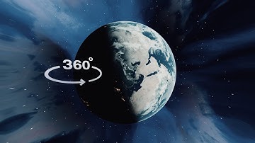 If Earth was Inside a Gigantic Nebula (360° VR Zoom Out)