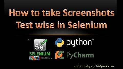 Capture Screenshot in Selenium Webdriver using python
