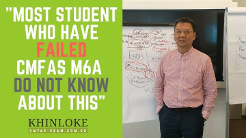 What Most Student Who Have Failed CMFAS Module 6A Do Not Know About | Ep. 4