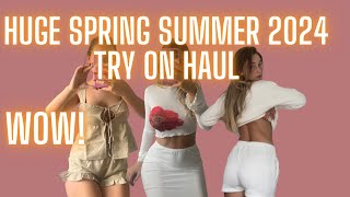 HUGE SPRING SUMMER 2024 TRY ON HAUL🍉🩷 Annabelle Marie 😍 Pretty little thing