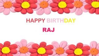 Raj Birthday Postcards - Happy Birthday RAJ