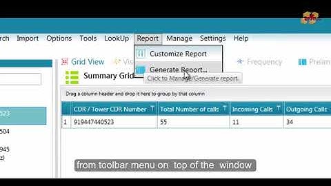 Advik Call Data Record Analyzer [Part1]: CDR Gallery, Summary, Call Detail Grids