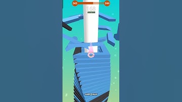 How to Play  Mobail Game on phone📲|| Stack ball 😱Level 343|| #shorts #youtubeshorts #gamingvideos