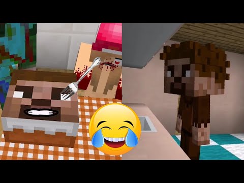 MİNECRAFT KOMİK MONTAJ 😂 #2 - Minecraft Parodileri