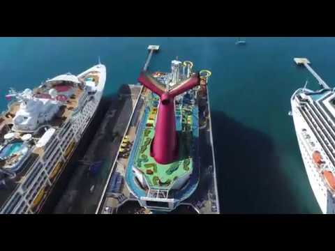Ready go to ... https://youtu.be/qHmvIkBWutg [ ***DRONE*** Christmas on the Carnival Sunshine - Amber Cove, Grand Turk and Nassau w/ Drone & GoPro]