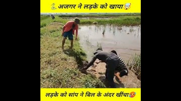 Wait For End Part 4 Snake Rescue Ep-5) लड़के को सांप ने खाया 🐍😱 #shorts #short