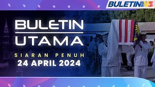 10 Wira Tragedi Helikopter Terhempas Diberi Penghormatan Terakhir | Buletin Utama, 24 April 2024