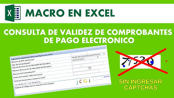 Consulta de Validez del Comprobante de Pago Electrónico (Macro Excel)