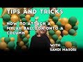 How To Add A Mylar Balloon To The Top Of A Column