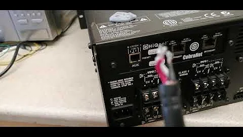 Crown CTs8200 XLR male desoldered