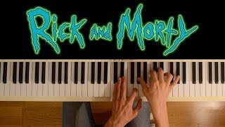 For The Damaged Coda - Rick & Evil Morty Theme (Piano Cover + sheets) chords