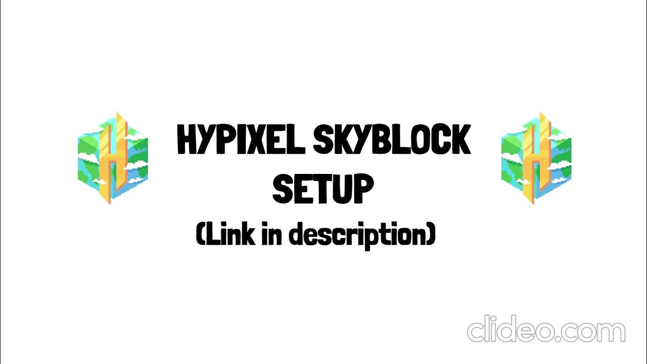 Hypixel Skyblock Setup Showcase YouTube