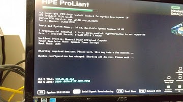 20210318   2258   HP ProLiant ML30 Gen10   Failing to enter Intelligent Provisioning