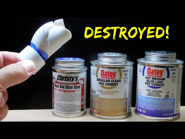 Best pvc glue for high pressure deals