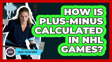 How is plus-minus calculated in NHL games?