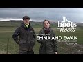 Boots and heels on farm with emma gray and ewan irvine