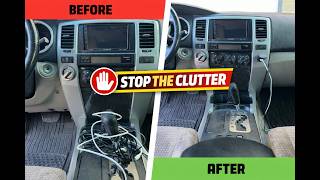 STOP THE CLUTTER  - 4th Gen 4Runner USB Install