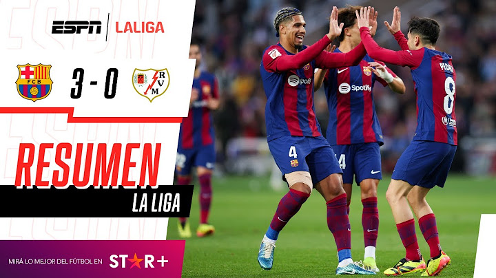 ¡DOBLETE DE PEDRI Y GOLEADA CULÉ ANTE LA FRANJA! | Barcelona 3-0 Rayo Vallecano | RESUMEN
