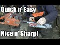 How to Sharpen... A Chainsaw