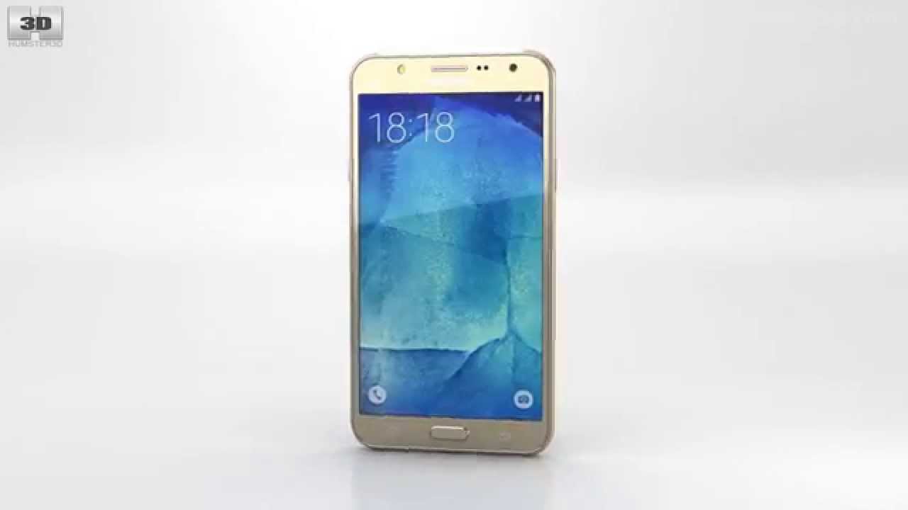 Samsung Galaxy J7 Gold 3D model by 3DModels.org - YouTube