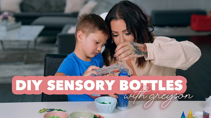 DIY SENSORY BOTTLES WITH GREYSON || JWOWW