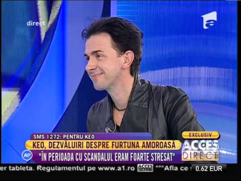 Keo, Pentru Prima Dată Într-Un Platou De Televiziune, După Despărţirea De Andreea Bălan!