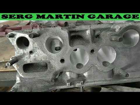 Распил ГБЦ ВАЗ 2101-07. ПРАВИЛЬНЫЙ И ЕДУЩИЙ РАСПИЛ