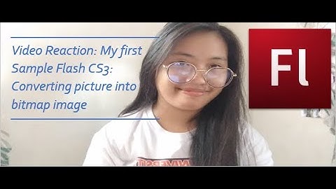 Video Reaction: My First Sample Flash CS3: converting picture into bitmap image