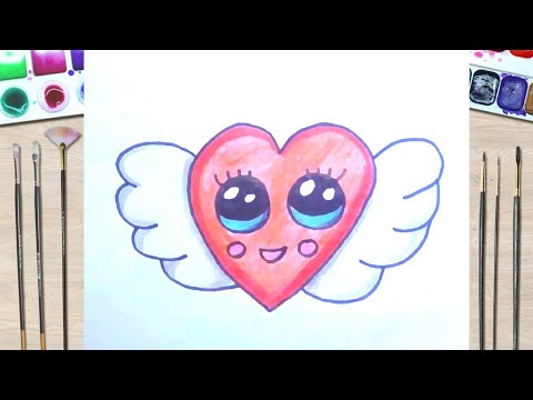 Wideo: Jak Narysować Serce Ze Skrzydłami