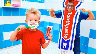 adam s funniest morning routine learn good habits together