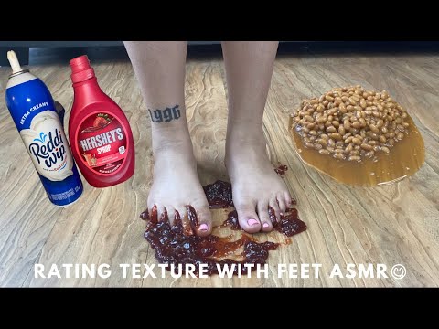 Rating Food Texture With Feet ASMR