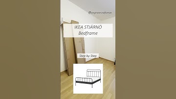IKEA Stjärnö Bedframe Assembly #ikeafurniture #furnitureassembly #diyproject #bedroomideas