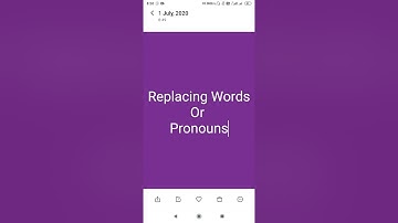 English Class.3, Replacing Words.