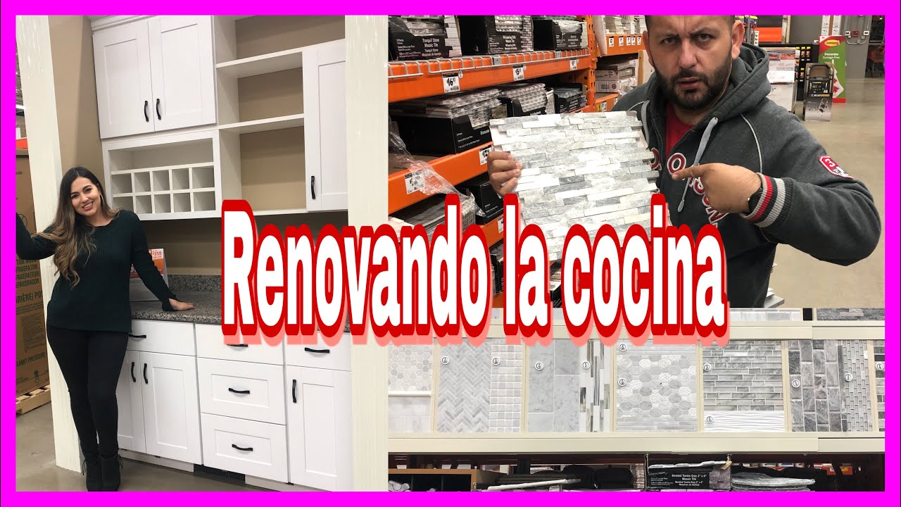 RENOVANDO LA COCINA. 😱 que color sera el mejor - YouTube