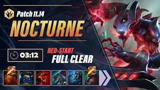 Nocturne Jungle Clear Guide | 3:12 Red-Start Full Clear [Patch 11.14]