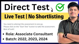 InvenioLSI Direct Test Hiring | 2022, 2023, 2024 | Test Live | Joining Date: May 2024 |Latest Hiring