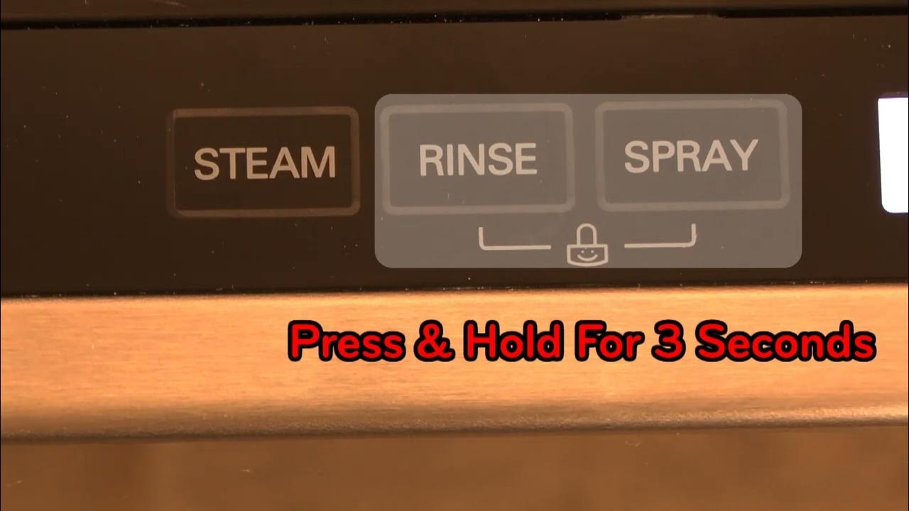 [LG Dishwashers] How To Use The Child Lock Feature YouTube
