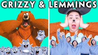 Download lagu Lemmings Fake Lady Bear To Steal Food | FUNNIEST Grizzy & Les Lemmings Funny Animated Parody