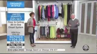 John Cremeans Guests on HSN with the Floor to Ceiling Closet System 8/24/2013