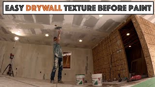 Easiest Drywall Texture For The Shop (Ready For Paint), Vibrating Rock Bucket For Skid Steer!