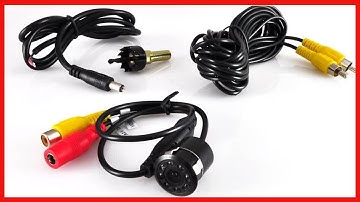 Pyle PLCM12 Rearview Backup Parking Assist Camera (Waterproof Night Vision Cam,