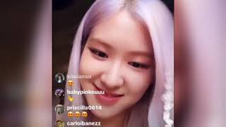 200705 Rosé - Jennie - Jisoo - Lisa Instagram Live