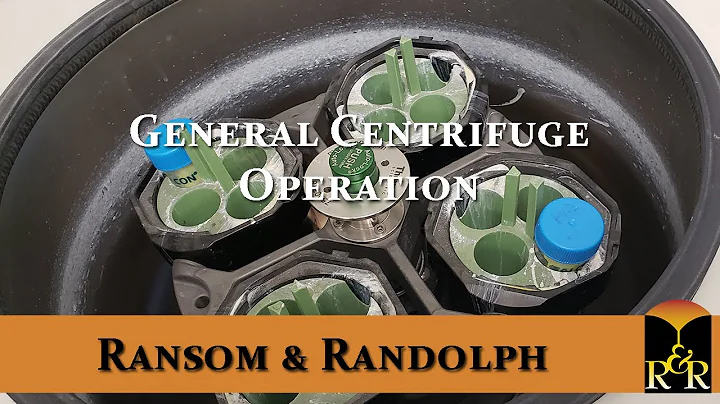 General Centrifuge Operation